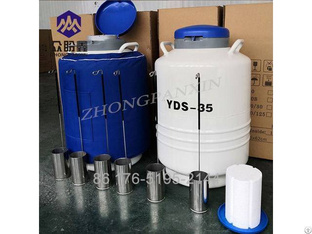 Static Storage Biologic Liquid Nitrogen Container Dewar Flask Semen Tank 2 100l