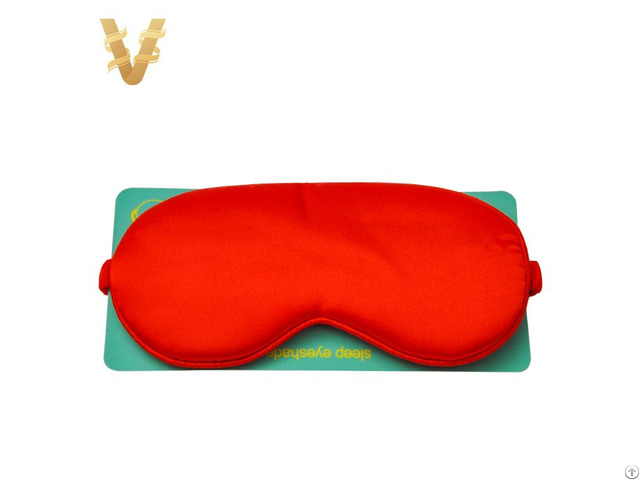 Professional Custom High Quality Fine Workmanship Satin Sleep Eye Mask