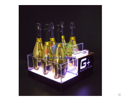 Bottles Champagne Led Ice Bucket With Bars