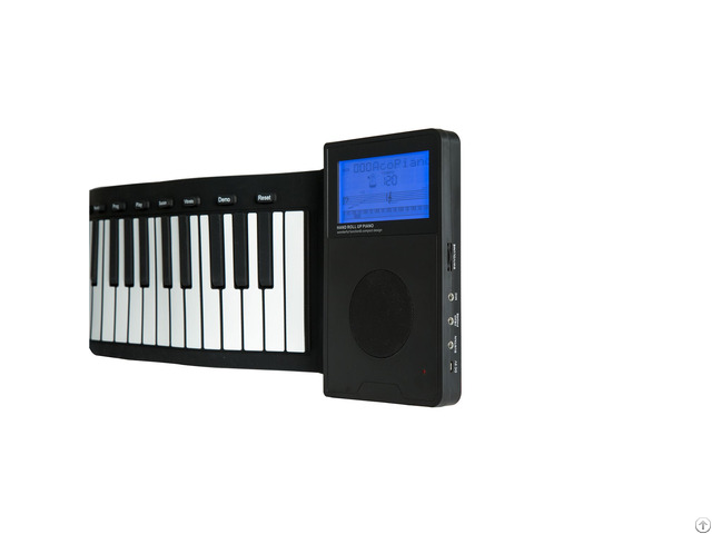 Iword S5061 Lcd Display 61 Keys Roll Up Piano Built In Speaker