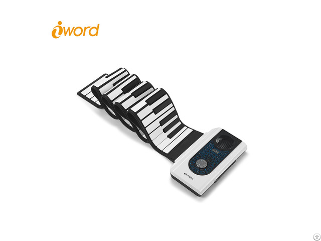 Iword S2088 88 Keys Roll Up Piano Built In Speaker