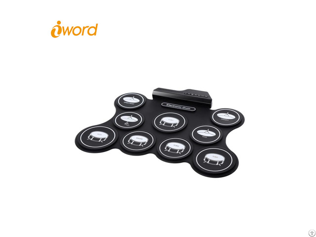 Iword G4009 Best Chritmas Gift 9 Pads Portable Electronic Drum Set