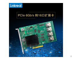 Linkreal 16 Port 6gb S Pci Express X8 To Sas Sata Expansion Card