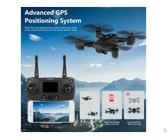S30 1080p Hd Wifi Fpv Rc Selfie Drone Gps Positioning Follow Altitude Hold Foldable Quadcopter
