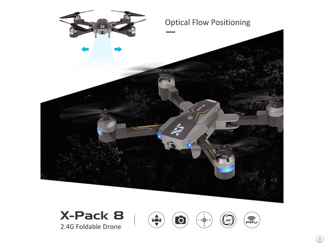 X Pack 8 Drone Altitude Hold Optical Flow Positioning Quadcopter Rc Toy Gif