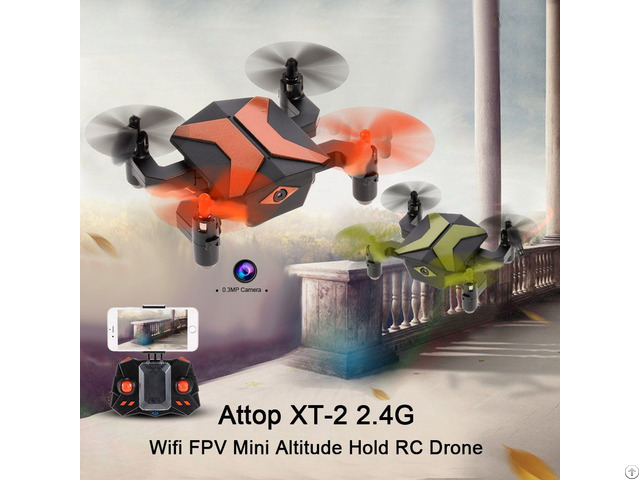 Xt 2 G Sensor Altitude Hold Mini Rc Quadcopter Drone Rtf