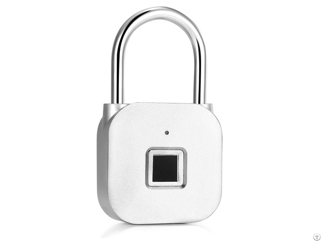 Silver Smart Fingerprint Padlock Xmm S01