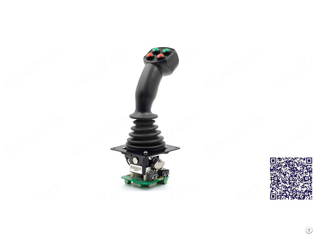 Runntech Single Axis Hall Effect Joystick Ergonomic Grip