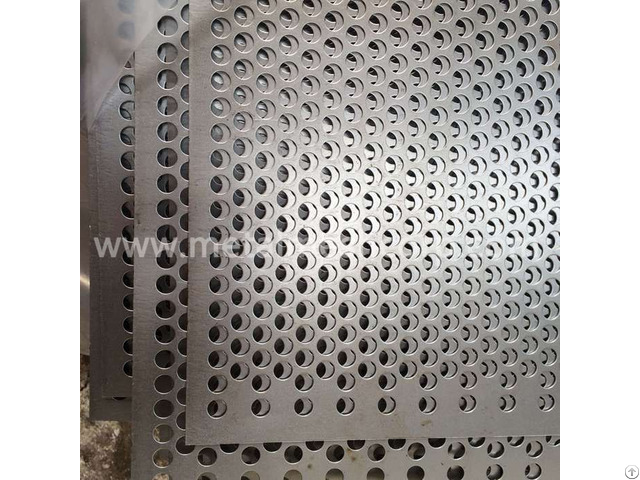 Staggered 60 Degrees Round Hole Perforated Metal