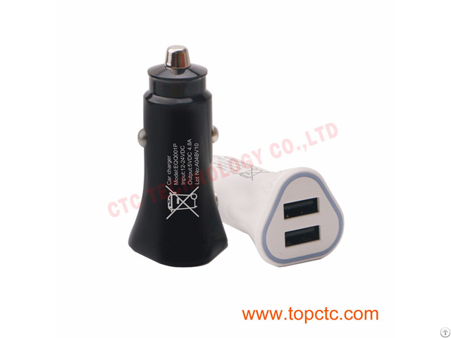 Eqq001p Dual Qc3 0 Dc Car Charger