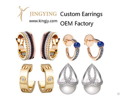 Oem Jewelry Manufacturer 925 Sterling Silver Earrings
