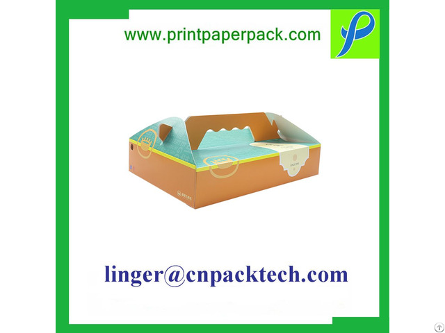 Custom Floding Printed Cardboard Paper Fast Food Box Like Burger