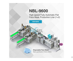 Nbl 9600 High Speed Fully Automatic Flat Face Mask Production Line