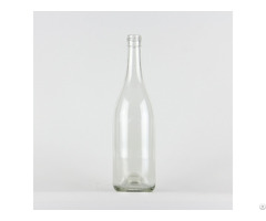 Hot Sale 2119 750ml Screw Finish Burgundy Wine Glass Bottle Flint