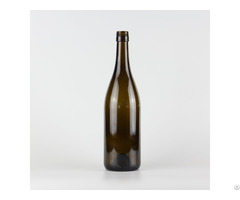 Hot Sale 2119 750ml Screw Finish Burgundy Wine Glass Bottle Classical Green