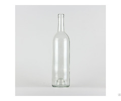 Hot Sale 1042 750ml Cork Finish Bordeaux Wine Glass Bottle Flint