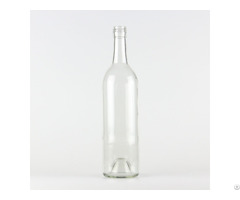 Hot Sale 1114 750ml Screw Finish Bordeaux Wine Glass Bottle Flint