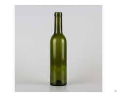 1002 375ml Cork Finish Bordeaux Wine Bottle Classical Green