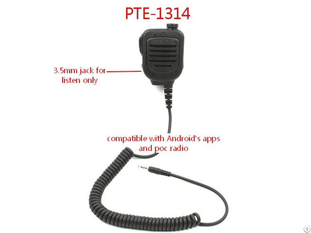 Zello Ptt Walkie Talkie 2 Way Radio Remote Speaker Mic