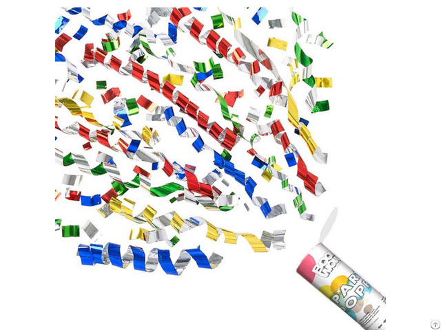 Boomwow Mix Color Streamers Spring Confetti Cannon