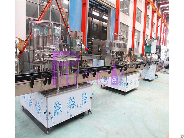 Linear Water Bottling Equipment For 5l Pet Bottle With 45mm Neck