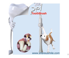 Patented Pet Dog Grooming Toothbrush Dental Care