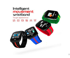 Waterproof Watch Color Screen Sports Smart Bracelet Blood Pressure Heart Rate Monitor B07