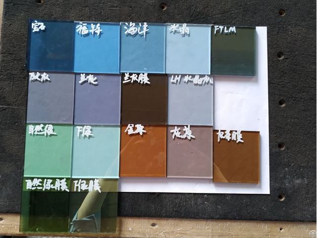 Colored Tinted Tempered Toughened Glass Manufacturer China