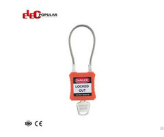Steel Cable Shackle Safety Padlocks