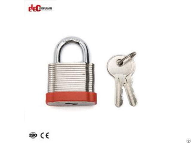 Laminated Steel Shackle Safety Padlocks