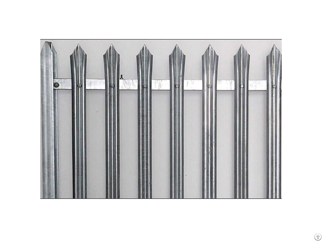 Hot Dipped Galvanised Steel Palisade Fence