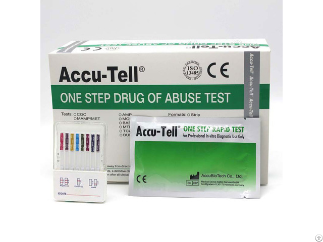 Accu Tell Multi Drug Fast Dip Rapid Test Panel Urine