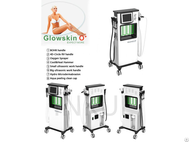 Multifunctional Skin Care Oxygen Jet Massage Machine Face Spa Instrument Beauty Device Inchina