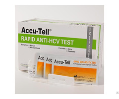 Accu Tell Hcv Rapid Test Cassette Strip Whole Blood Serum Plasma