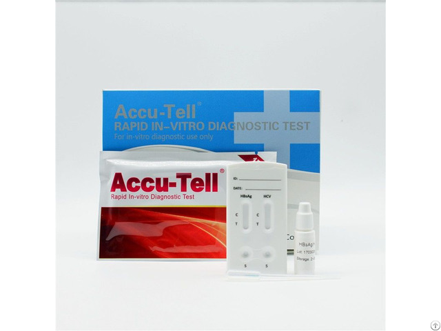 Accu Tell Hbsag Hcv Combo Rapid Test Cassette Serum Plasma