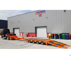 Extendable 4 Axles Lowbed