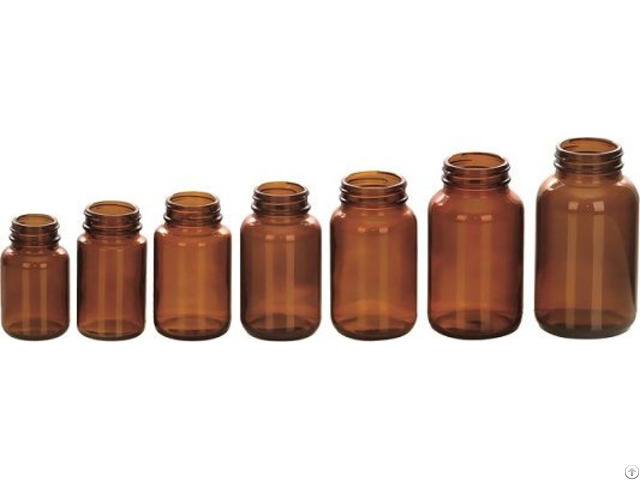 Amber Glass Bottle For Syrups And Tablet