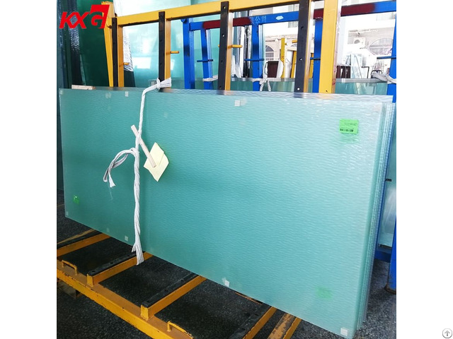 Decoration 6 76mm Frosted Pattern Laminated Glass