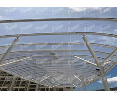 Bus Station Canopy Membrane Structure Permanent Architecture Materials