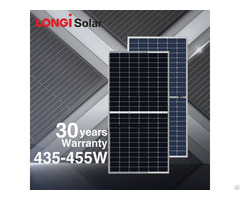 Longi Mono Half Cut 430w 435w 440w 445w 450w 455w Bifacial Solar Panel