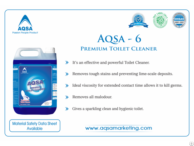 Premium Toilet Cleaner Aqsa 6