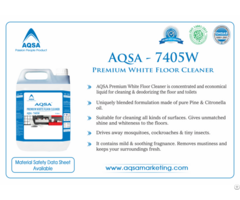 Premium White Floor Cleaner Aqsa 7405w