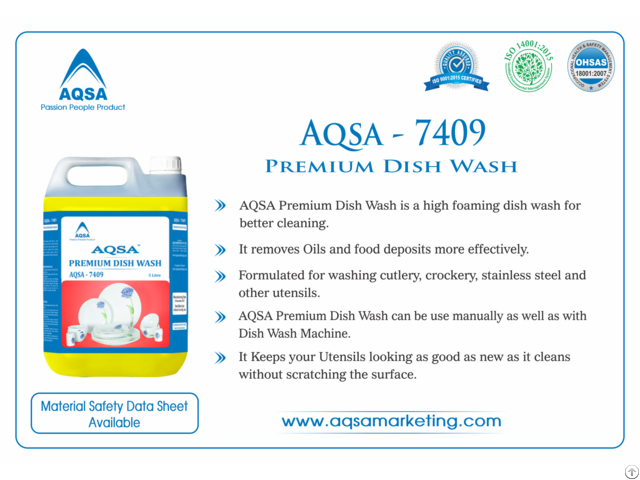 Premium Dish Wash Aqsa 7409