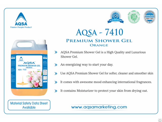 Premium Shower Gel Orange Aqsa 7410