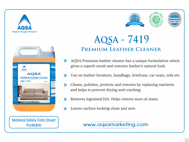 Premium Leather Cleaner Aqsa 7419