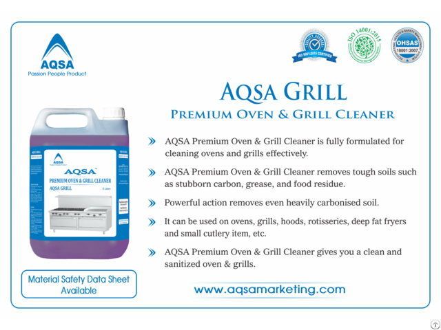 Premium Oven And Cleaner Aqsa Grill