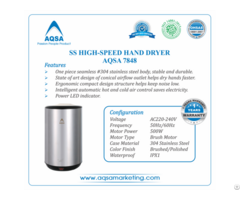 Ss High Speed Hand Dryer Aqsa 7848