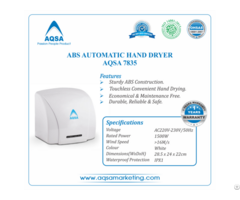 Abs Automatic Hand Dryer Aqsa 7835