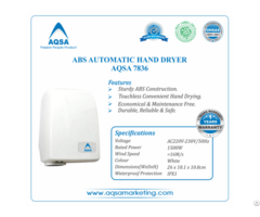 Abs Automatic Hand Dryer Aqsa 7836