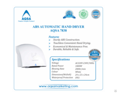 Abs Automatic Hand Dryer Aqsa 7838